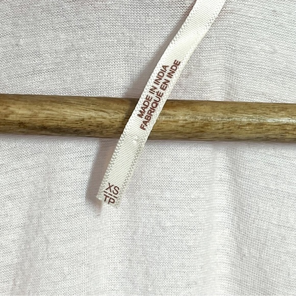 Free People Womens Dress Mini Size XS Pink Embroidered Flowy Tunic Boho - Picture 8 of 8